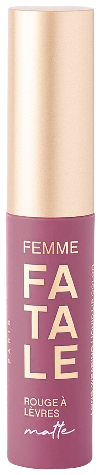 Vivienne Sabo жидкая матовая помада для губ Femme Fatale, оттенок 09 холодный сливовый