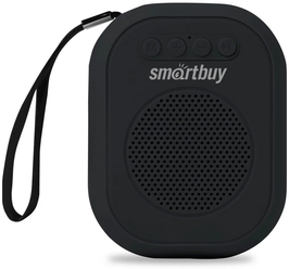 Портативная акустическая система Smartbuy BLOOM, 3Вт, Bluetooth, MP3, FM-радио, черная (SBS-140)