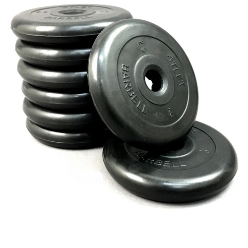фото Комплект дисков атлет (8 по 2,5 кг) mb barbell