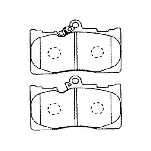 Колодки тормозные LEXUS GS/IS 05- задн. ASVA AKD30410