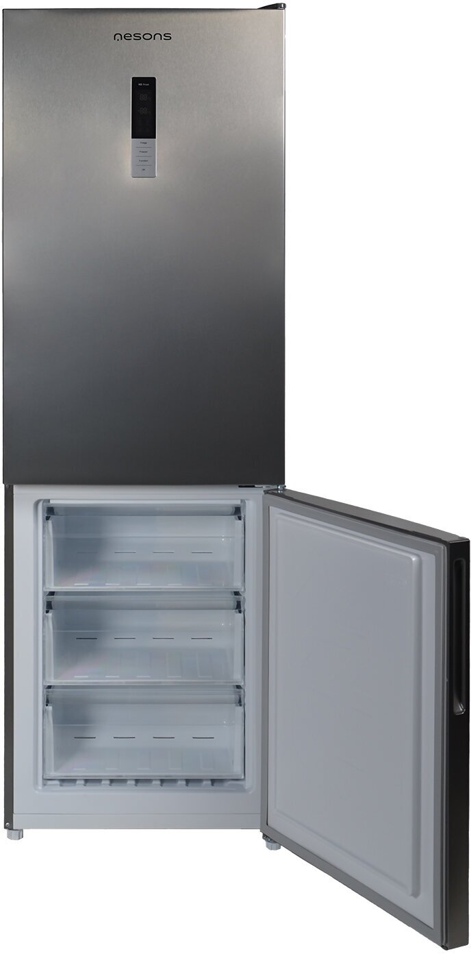 Холодильник Nesons NS-RF MA618DNF(X), нержавеющая сталь - фотография № 3