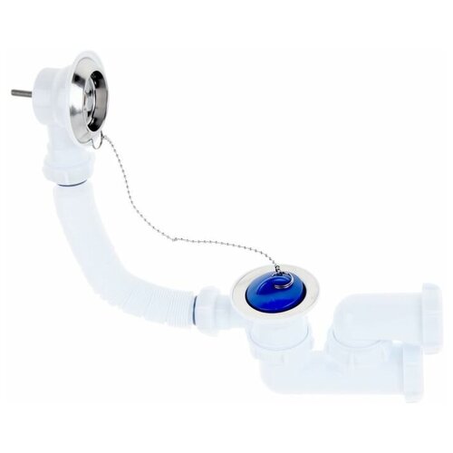 Сифон для ванны Aquant, с выпуском и переливом