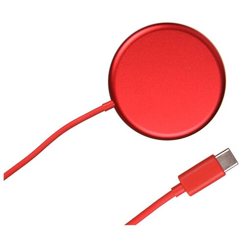 фото Зарядное устройство baseus simple mini magnetic wireless charger red wxjk- h09