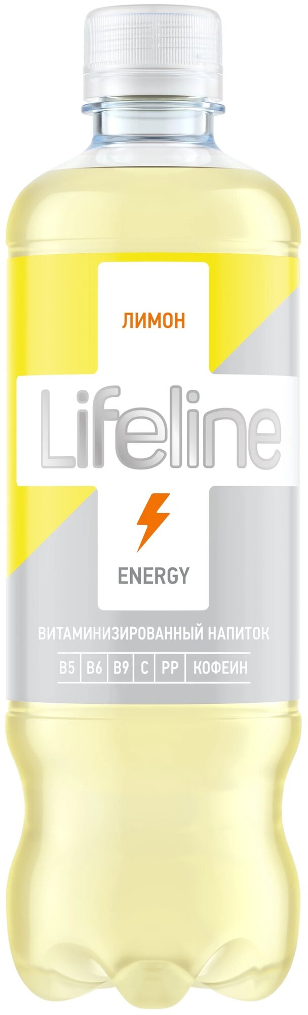 Вода Lifeline Energy лимон, 12 шт по 0,5 л - фотография № 2