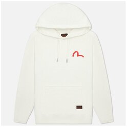 Мужская толстовка Evisu Basic Hooded Seagull Print белый , Размер XL