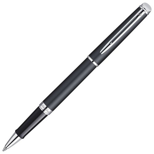 Ручка-роллер Waterman Ручка роллер Waterman Hemisphere Matte Black CT, F черные чернила