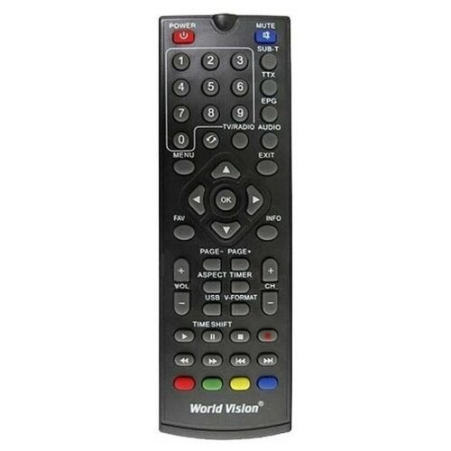 фото Пульт ду для ресивера world vision t36, t56, dsr-590i, selenga t50 dvb-t2 huayu