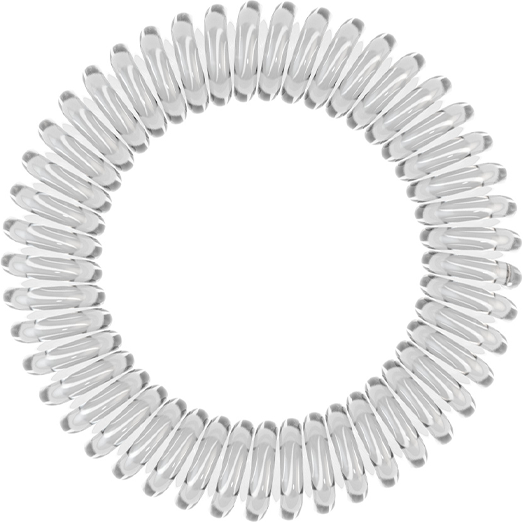 Invisibobble Резинка-браслет для волос Crystal Clear, с подвесом, 3 шт (Invisibobble, ) - фото №3