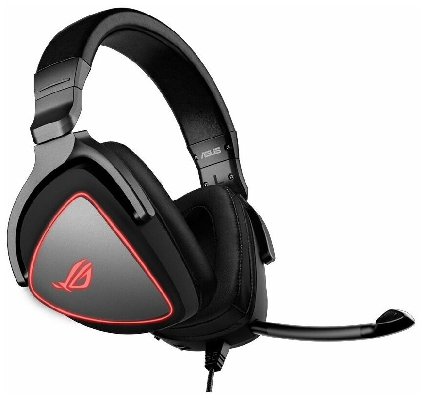 Наушники ROG DELTA ORIGIN Headset w/ Mic Wired (USB) 387g 20-40000Hz 50mm Drivers RTL