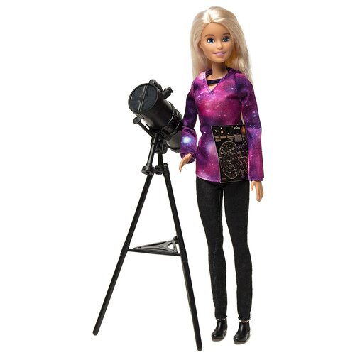Кукла Barbie Кем быть?, 29 см, GDM44 астрофизик