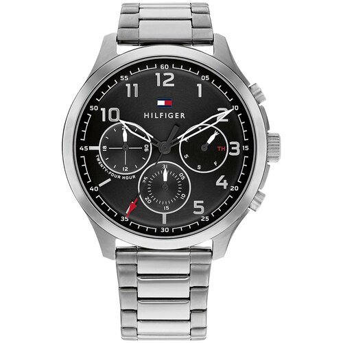 Наручные часы TOMMY HILFIGER Multifunction, серебряный, черный