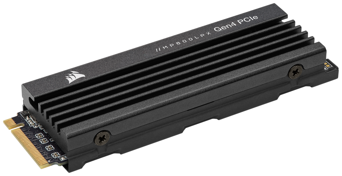 Накопитель SSD M.2 2280 Corsair MP600 2TB PCIe Gen4x4 with NVMe 3D TLC 4950/4250MB/s IOPS 600K/680K MTBF 1.7M RTL - фото №3