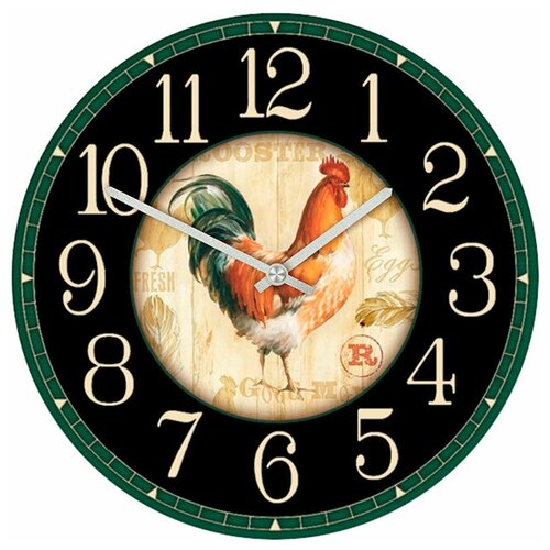 фото Svs настенные часы svs 4001152 kitchen петух