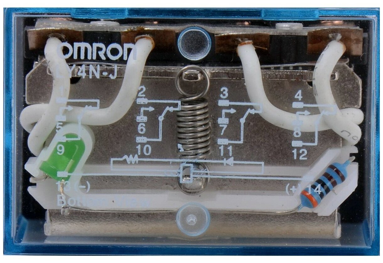 Реле LY4N-J 6V DC (017555) - фотография № 3