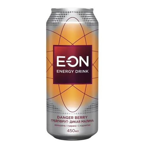 Энергетический напиток E-on Danger Berry, 0.45 л
