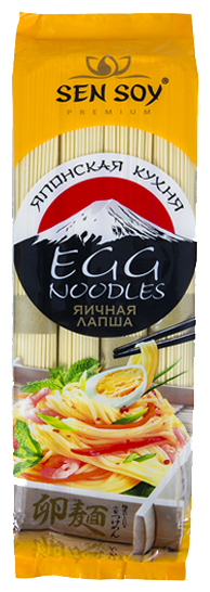 Макаронные изделия Sen Soy Egg Noodles Лапша яичная 300 г