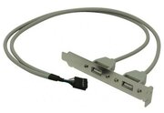 Orient кабели C086, Планка портов в корпус 2xUSB 2.0, oem