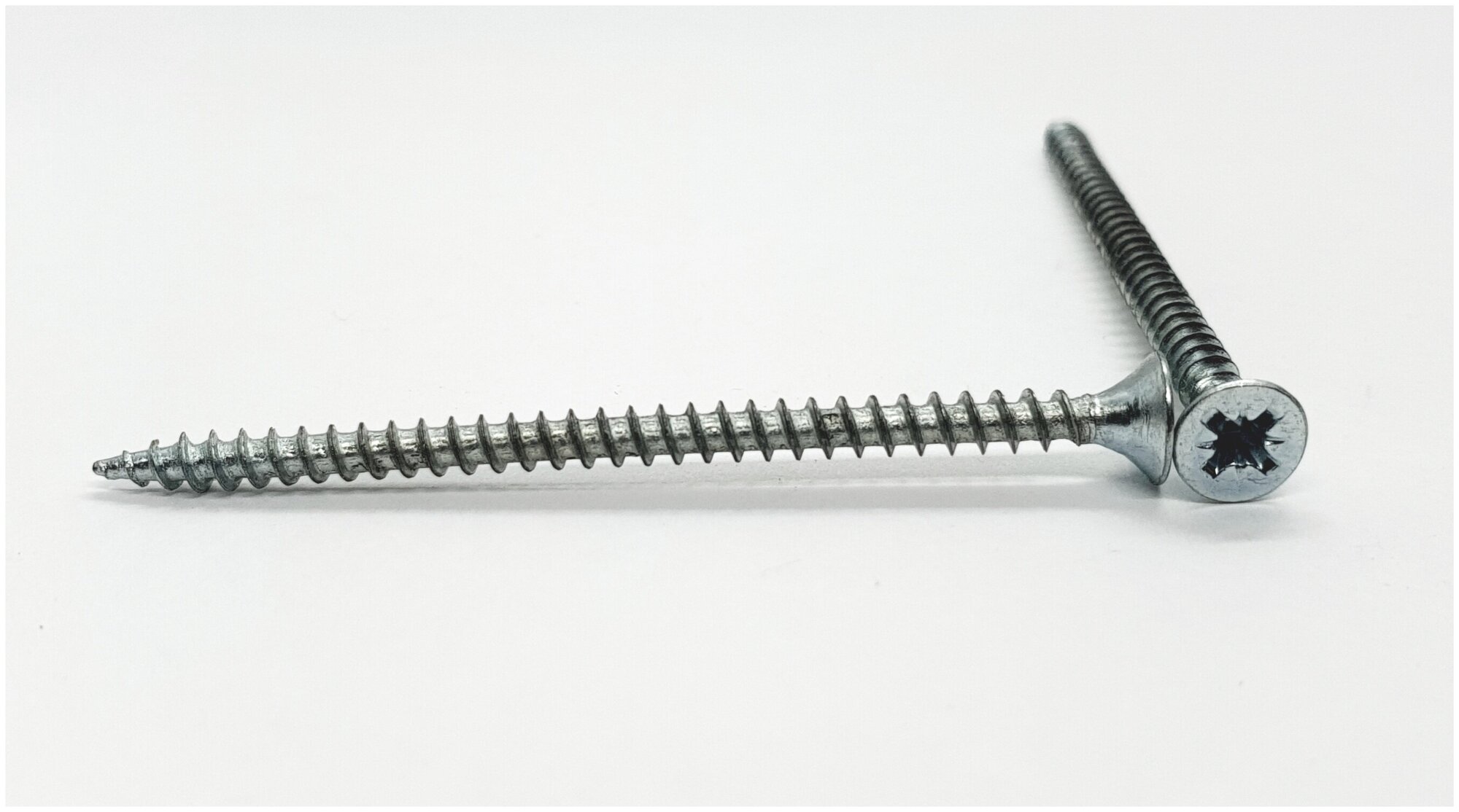 фото Саморез универсальный 3х50, белый цинк, 250шт.