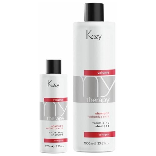 Шампунь KEZY Volume Collagen Volumizing Shampoo, 250 мл шампунь для волос sexy hair шампунь для волос для придания объема volumizing shampoo