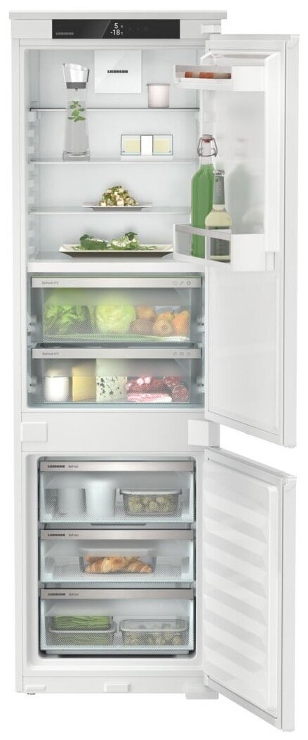 Встраиваемые холодильники Liebherr/ EIGER, ниша 178, Plus, BioFresh, МК NoFrost, 3 контейнера, door sliding