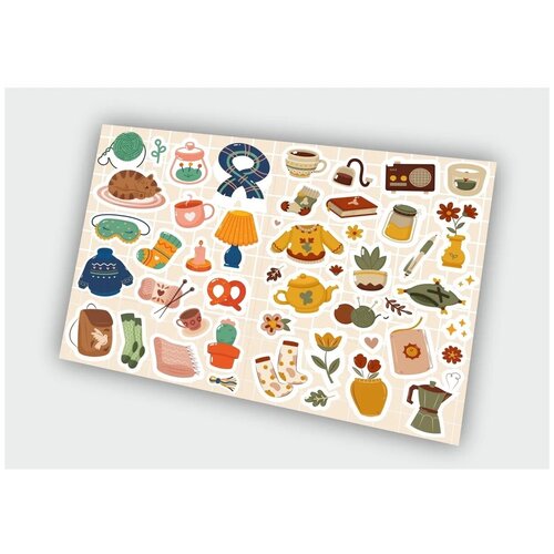 Прикольные наклейки / стикеры / стикербомбинг / наклейка на телефон / на ноутбук / набор наклеек / для ежедневника и тетрадей / наклейки для творчества / 