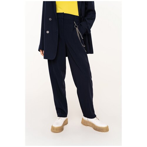 фото Брюки befree, размер l/48, синий