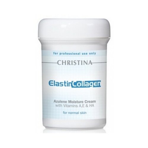 Christina Creams Elastin Collagen Azulene Cream Увлажняющий азуленовый крем с коллагеном, 250 мл.