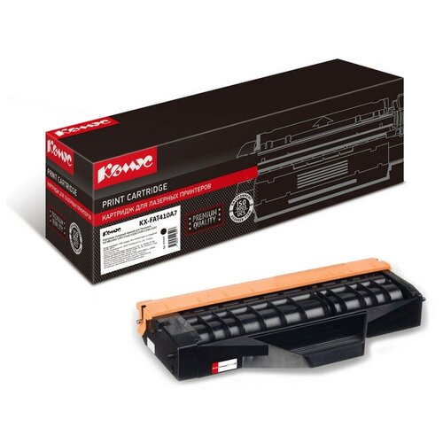 Картридж лазерный Комус KX-FAT410A7 чер. для Panasonic KX-MB1500