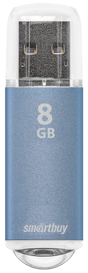 Флеш-накопитель USB 2.0 Smartbuy 8GB V-Cut Blue (SB8GBVC-B)