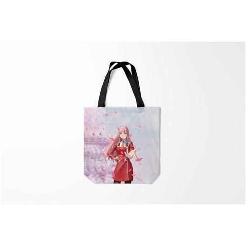 фото Сумка-шоппер / 40х40 см / аниме / ноль два рука burnettie