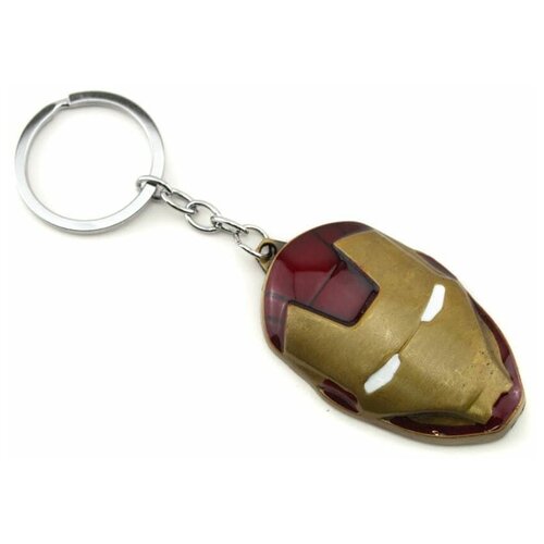 фото Брелок для ключей железный человек маска nobrand