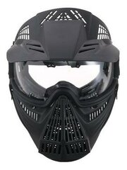 Очки-маска для езды на мототехнике, разборные, визор прозрачный, козырек, черный 5350972 .
