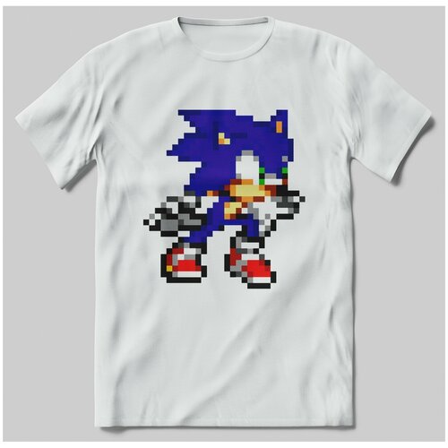 фото Футболка с принтом sonic 8bit brut-shop