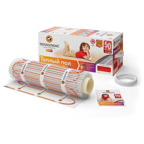 Нагревательный мат для теплого пола Теплолюкс Tropix 05 м2 80 Вт 7916₽