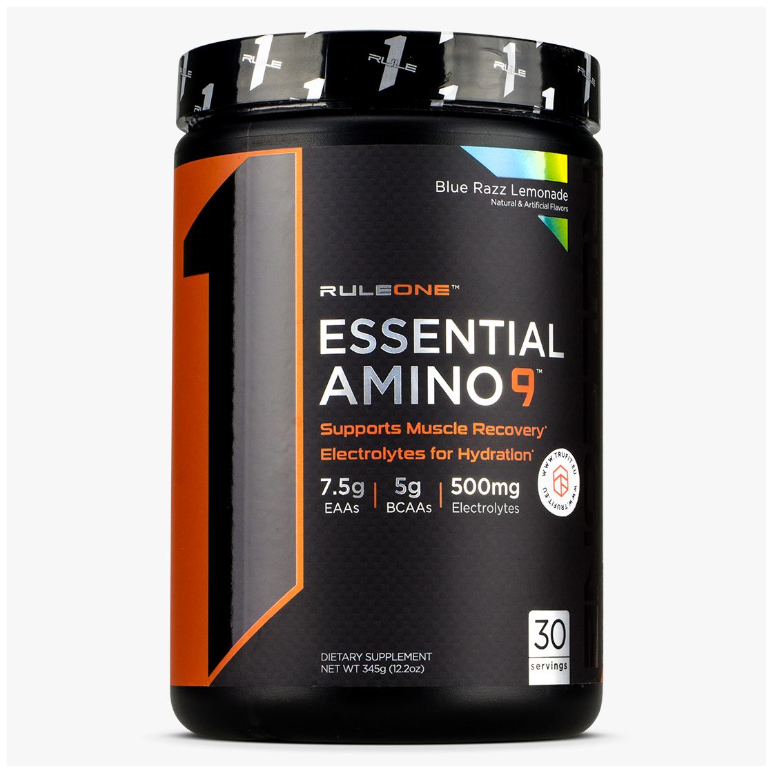 Аминокислоты без кофеина RULE ONE Essential Amino 9 (Blue Razz Lemonade) 345 г