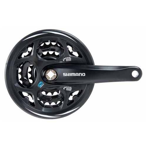 Система шатунов велосипедная Shimano Altus, M311, 170мм, Кв, 48/38/28t, черный Efcm311c888xl