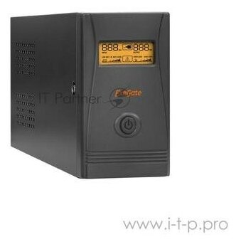 ИБП ExeGate Ep285478rus Power Smart Ulb-850. lcd. avr. euro. rj. usb <850va/480w, Lcd, Avr, 2 евророзетки