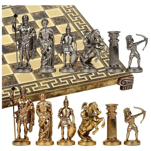 фото Шахматный набор античные войны manopoulos