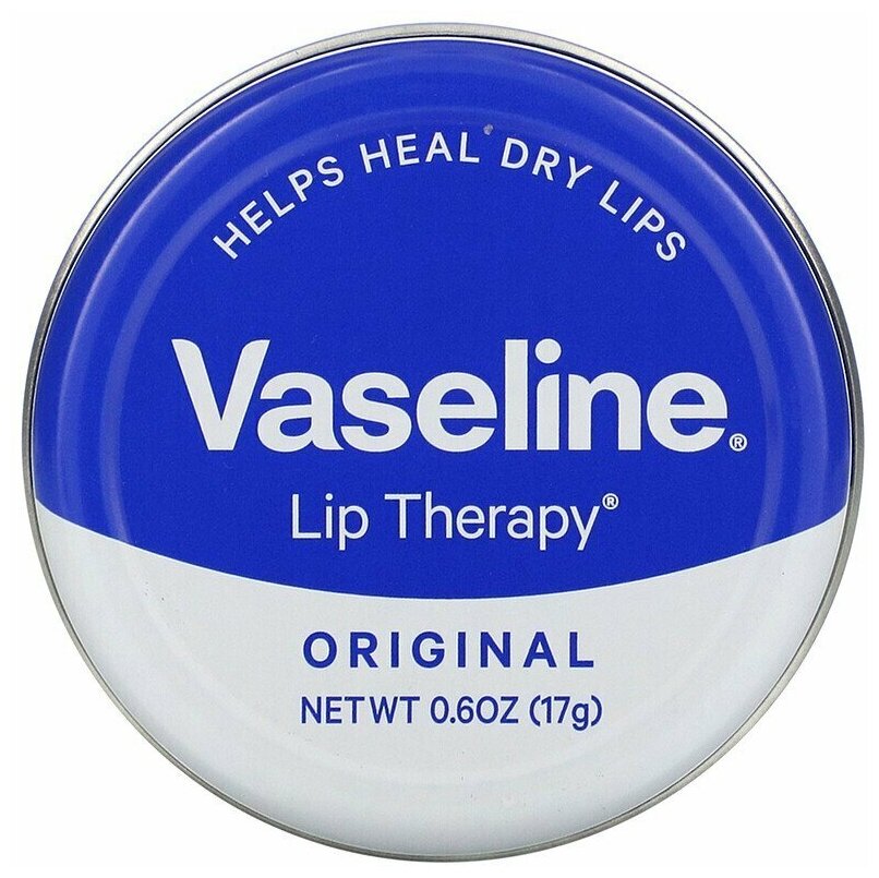 Vaseline, Lip Therapy, Original, бальзам для губ, 17 г