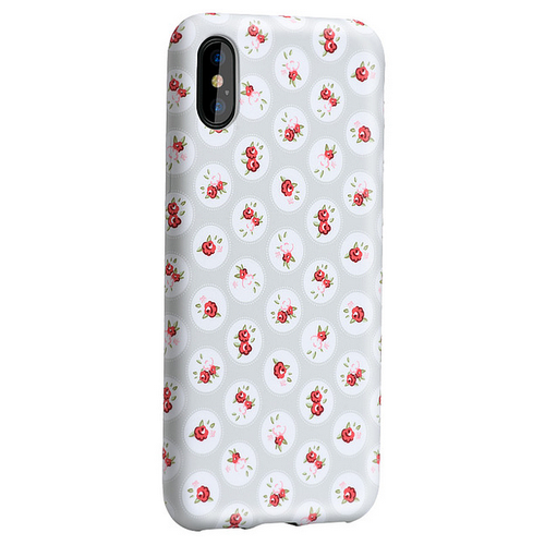 фото Чехол- накладка для iphone x/xs hoco flowery tpu dots floral