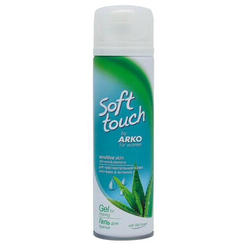 Arko Гель для бритья женский Arko Soft Touch Sensitive Skin 200 мл C-806