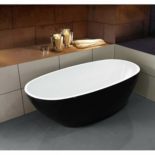 Акриловая ванна Esbano Sophia 170х85 отдельностоящая черная ванна акриловая esbano ottawa 180x85 белая