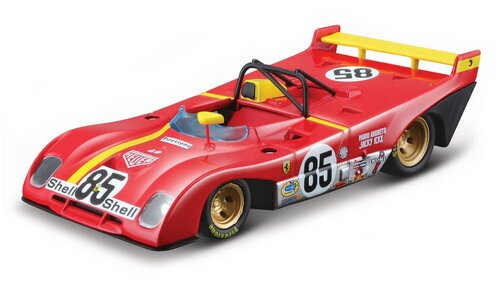 Bburago Коллекционная машинка Феррари 1:43 Ferrari Racing - 312 P 1972, красная