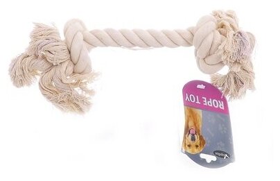 Papillon Игрушка для собак Канат с 2 узлами, хлопок, 45см (Cotton flossy toy 2 knots) 140774 | Cotton flossy toy 2 knots, 0,27 кг