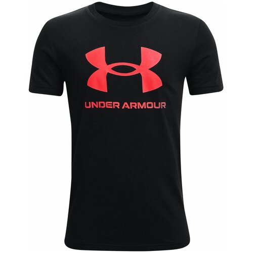 фото Футболка under armour sportstyle logo ss белый ylg 1363282-100