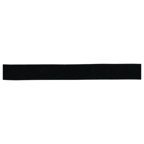 фото Резинка эластичная для бретелей "под бархат", цвет: черный, 9 мм x 50 м, арт. 46-06101/09 big (рукоделие)