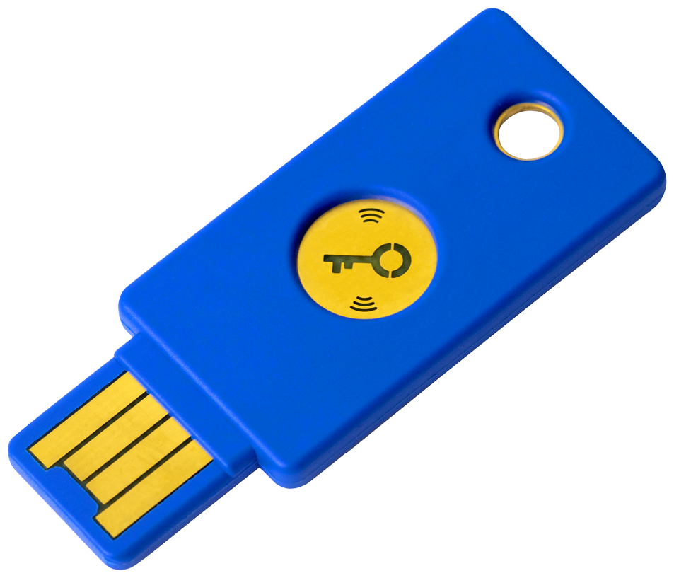 Аппаратный ключ аутентификации Yubikey Security Key NFC USB-A