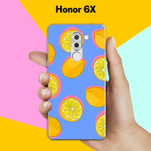 Силиконовый чехол на Honor 6X Лимоны / для Хонор 6 Икс силиконовый чехол на honor x30 лимоны для хонор икс 30