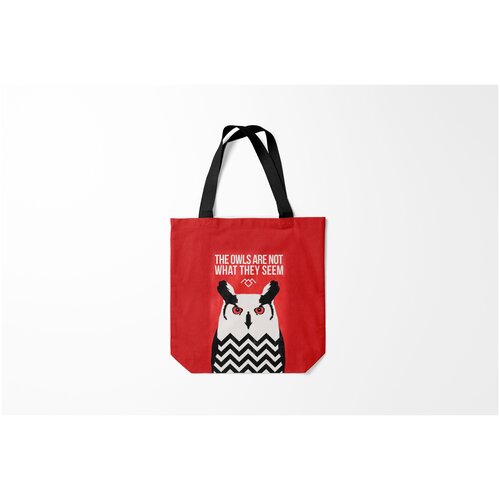 фото Сумка-шоппер / 40х40 см / сериалы / твин пикс twin peaks burnettie