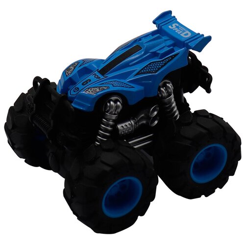 Машинка гоночная die-cast 4*4, 12 см, фрикционная, двойной реверс, синяя Funky toys FT61036